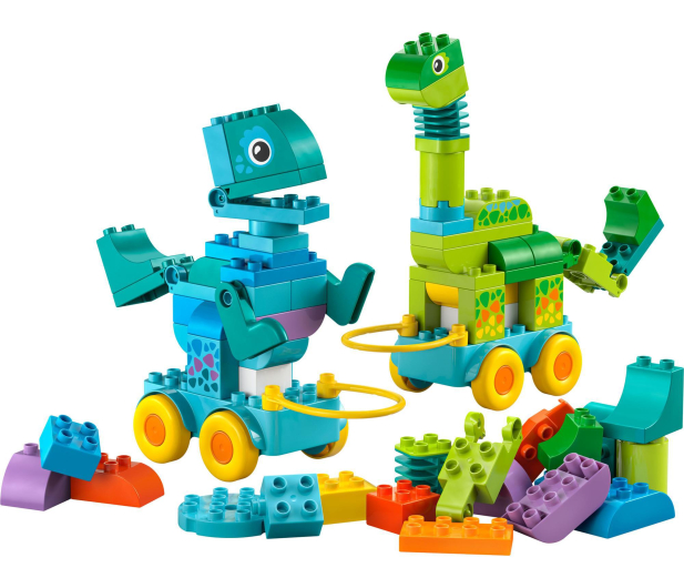 LEGO DUPLO 10451 3w1 dinozaury na kółkach - 1331607 - zdjęcie 3